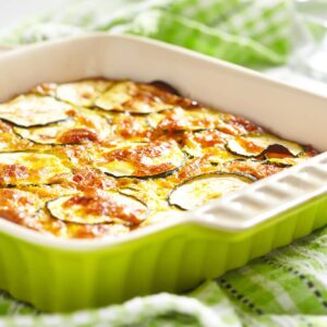 Gratin de courgettes jaunes & vertes et pommes de terre 17.50 €/ Kg