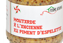 Moutarde à l'Ancienne Piment Espelette Ferme Atxania